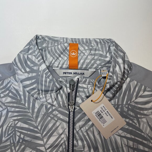 Peter Millar Fuse Elite Hybrid Golf Vest Gale Gray Men's Large - Picture 4 of 11